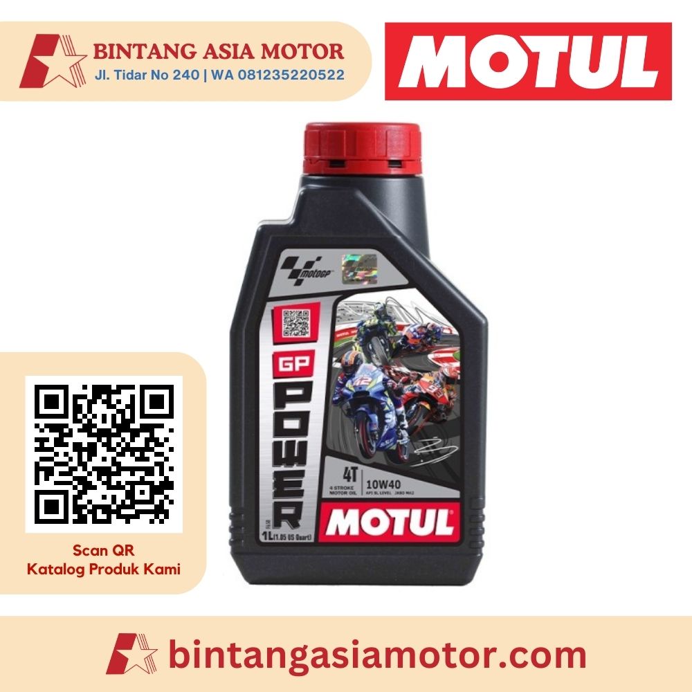 Oli Motor Motul GP POWER 4T 10W40 1L
